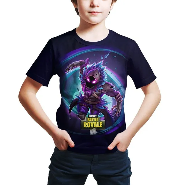 Men's T-shirt with stylish Fortnite printing