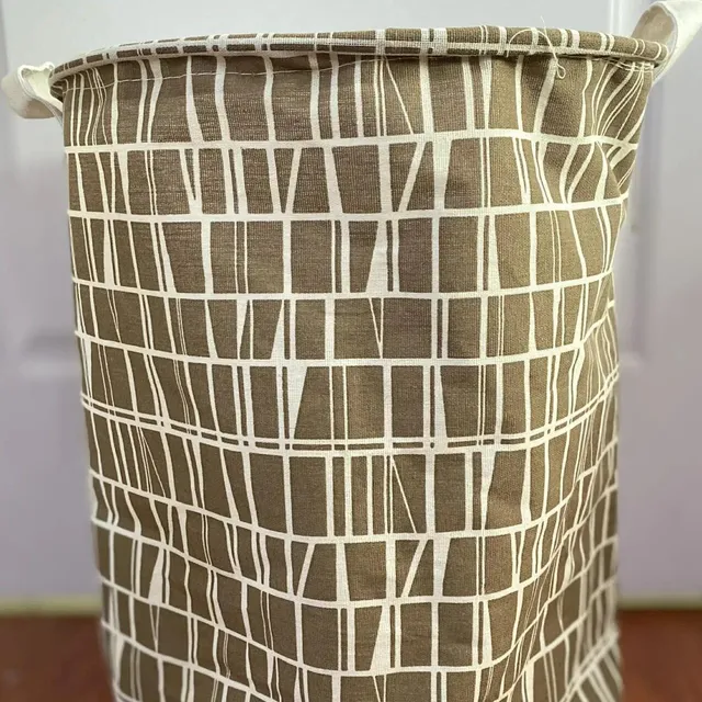 Homemade basket for laundry or toys - For storing dirty laundry or for storing toys