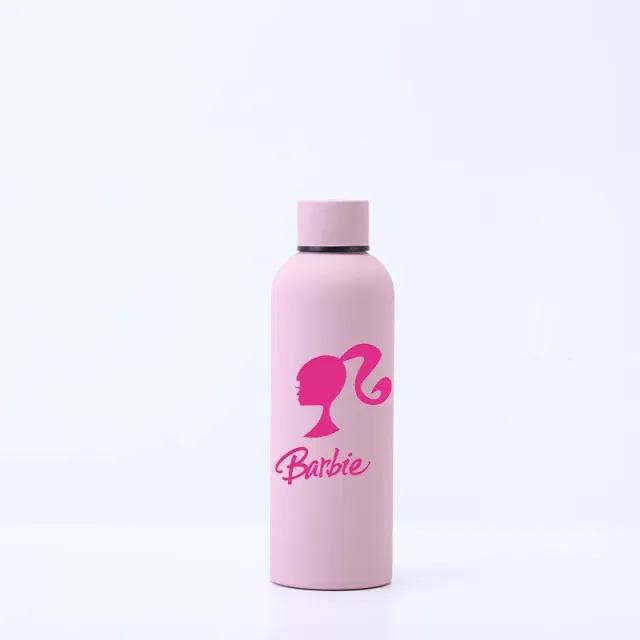 Uniwersalna modna butelka z motywem Barbie 500 ml
