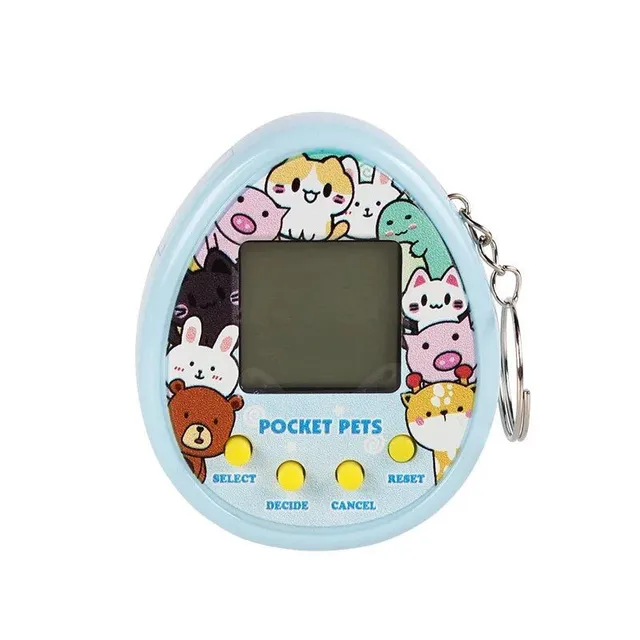 Dětské zábavné elektronické Tamagotchi zvířátko s přívěskem - různé druhy