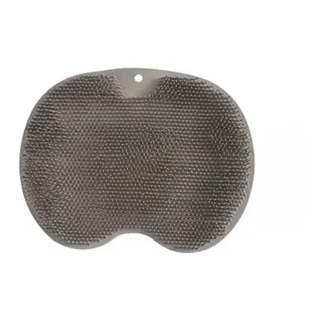 Silicone massage mat for shower with suction cups
