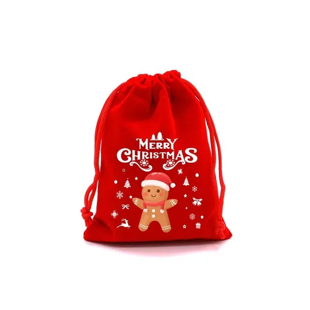 4 gift cute bags for children with popular Christmas motif