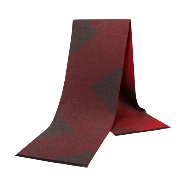 Luxurious silk men's scarf with repainted pattern in autumn/winter - Different variants