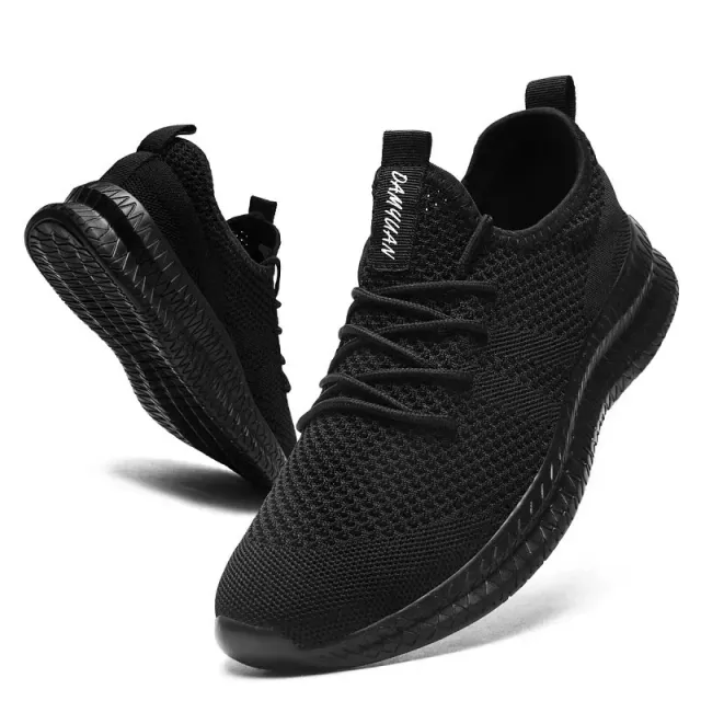 Men's light running shoes with lace, for comfortable running and walking