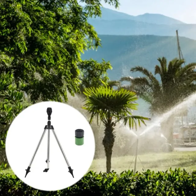 Altitude adjustable automatic sprayer with rotating tripod and 360° rotation