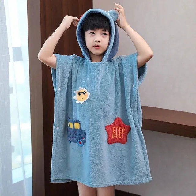 Baby soft pleasant robe in cute design