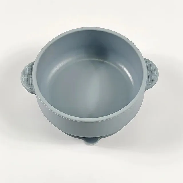 Dětské silikonové přísavkové nádobí pro batolata - dětské tréninkové přísavkové misky na krmení