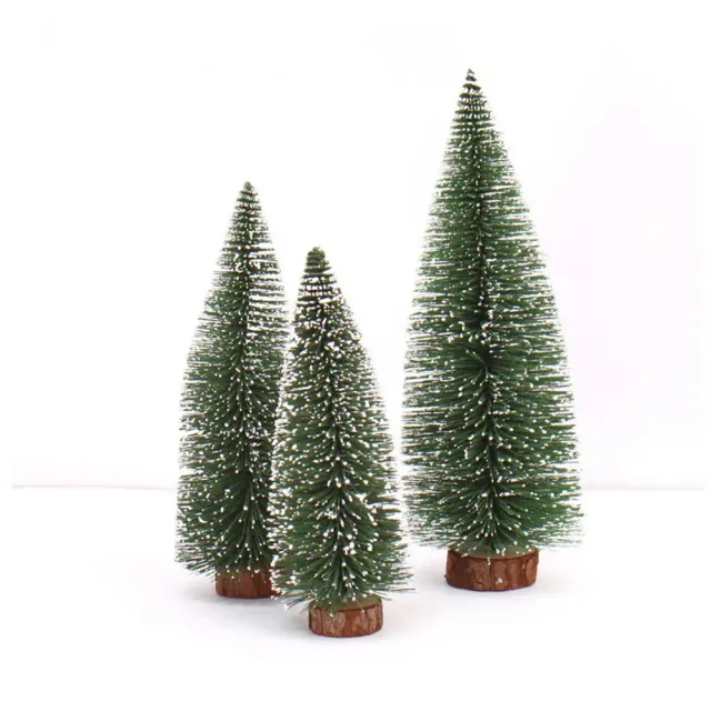 Miniature Christmas tree from white cedar to table