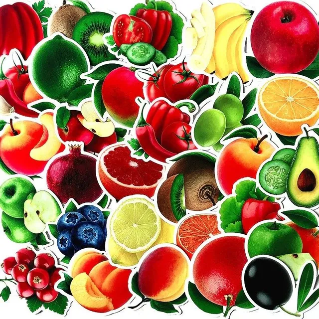 Sticker fruit 100 pcs