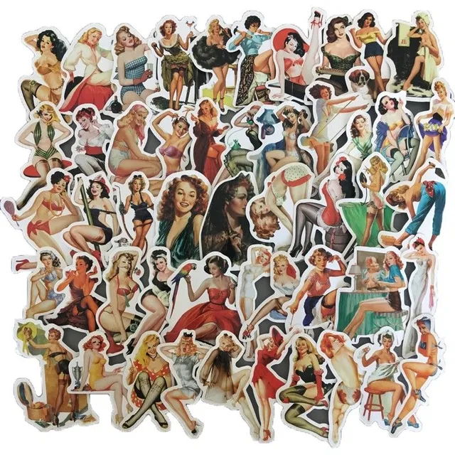 Women's stickers 50 pcs