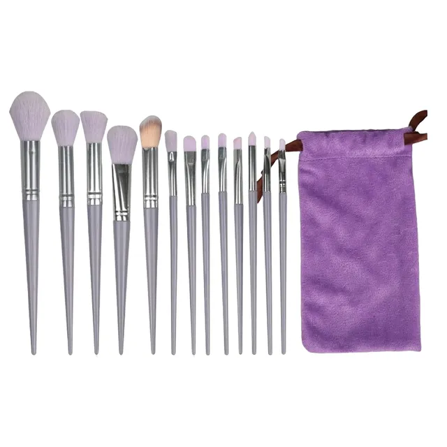 Set de pensule cosmetice 13 bucăți