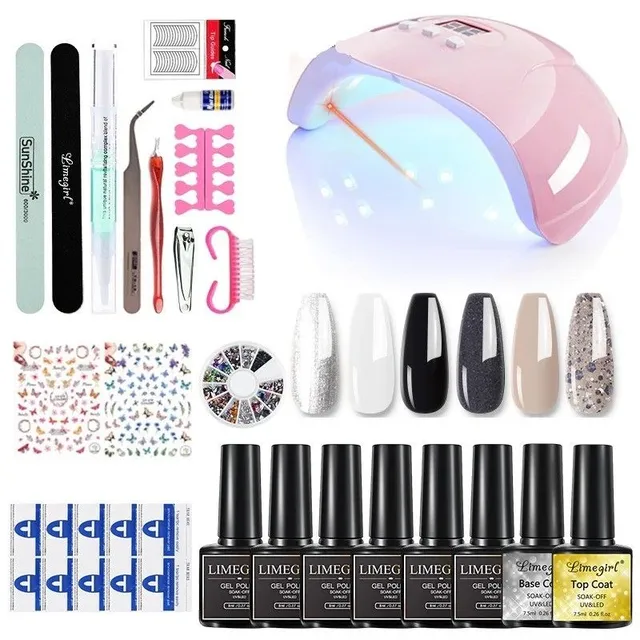 Set for nail modeling with UV/LED lamp 54 W