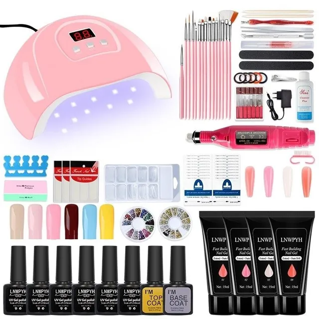 Set for gel nails with UV/LED lamp J287