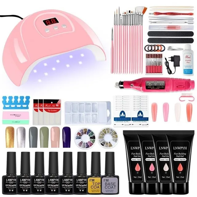 Set for gel nails with UV/LED lamp J287