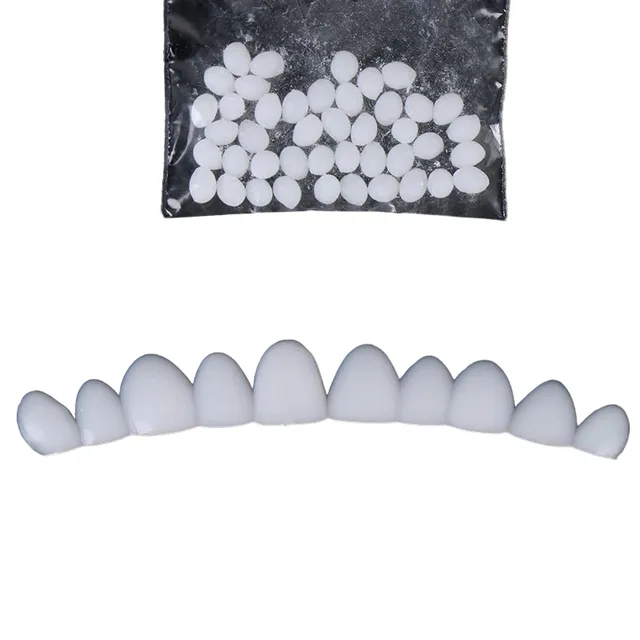 Nastaviť na vytvorenie náhradných zubov bielej farby
