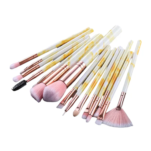 Set of brushes for make-up 15 pcs