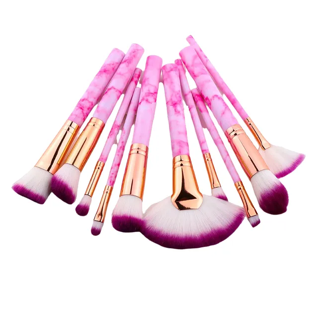 Set of brushes for make-up 10 pcs