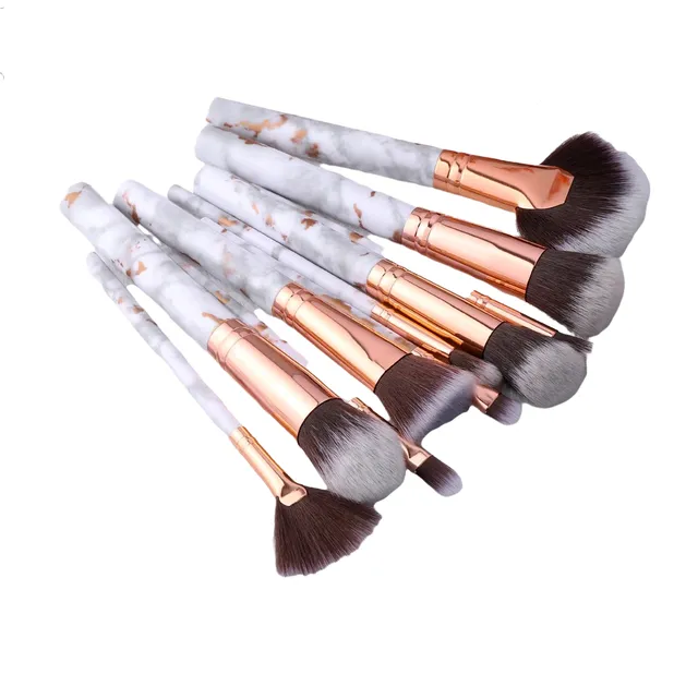 Set of brushes for make-up 10 pcs