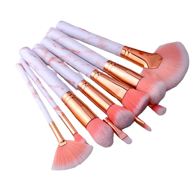 Set of brushes for make-up 10 pcs