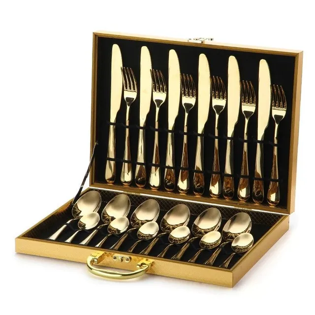 Set of cutlery in trunk - 24 pcs