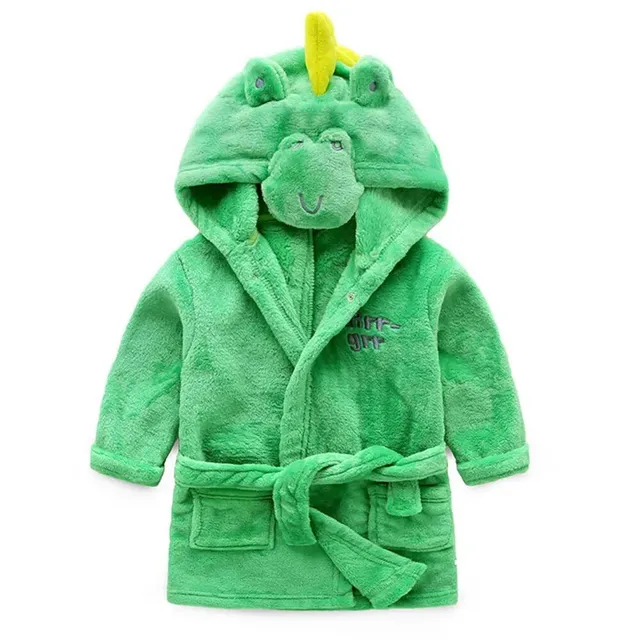 Children's soft and soft robe in animal motive - different species