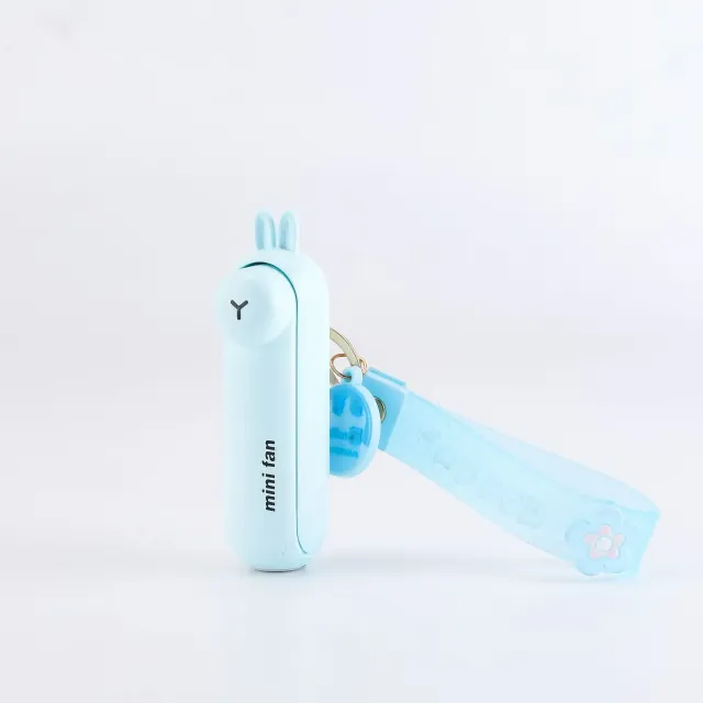 Ventilator electric portabil miniatură pe cheie, încărcabil prin USB