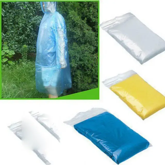 Disposable cape poncho for adults - unisex, quality and practical