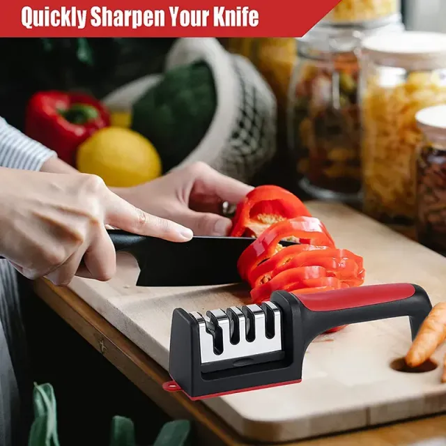 4v1 Stainless steel scissor sharpener