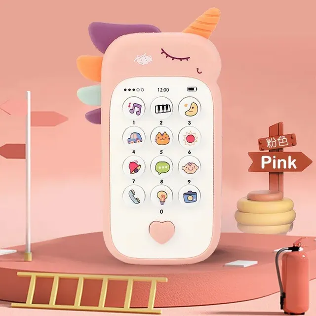 Imitație de telefon pentru copii la culcare - Jucărie Baby Phone cu muzică și sunet