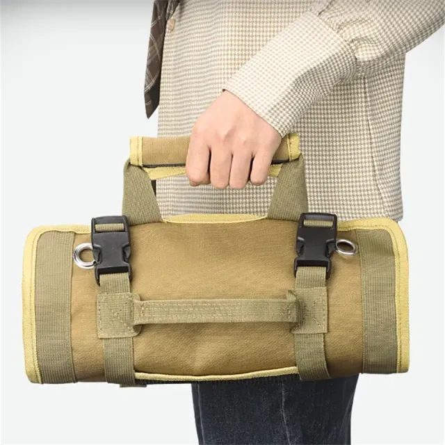 Univerzálna prenosná taška na náradie s profesionálnymi vreckami na náradie