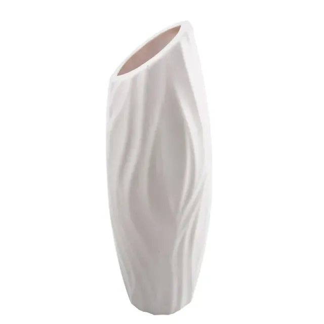 Modern vase in various shapes made of durable unbreakable material - more variants