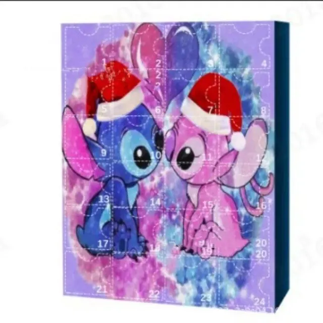 Kalendarz świąteczny z postaciami ulubionego Lilo i Stitch