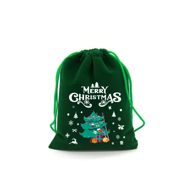 4 gift cute bags for children with popular Christmas motif