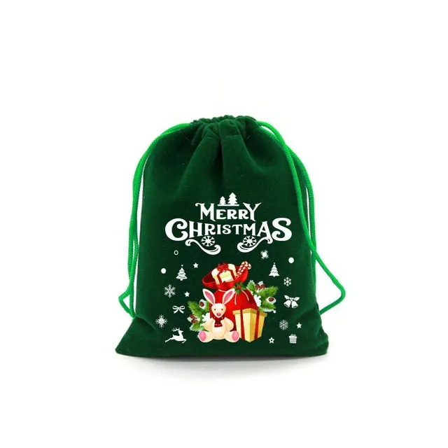 4 gift cute bags for children with popular Christmas motif