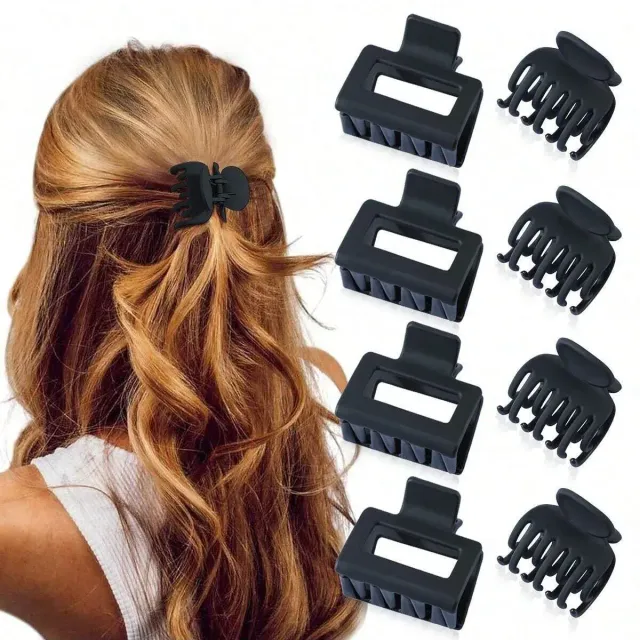 8 pieces of ladies' matte hair clippers