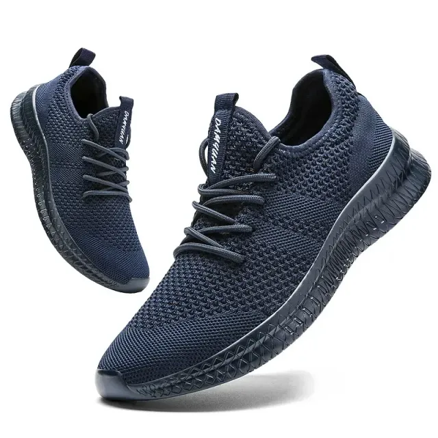 Men's light running shoes with lace, for comfortable running and walking