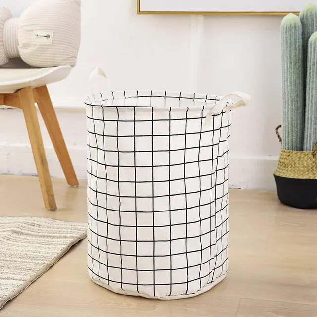 Homemade basket for laundry or toys - For storing dirty laundry or for storing toys