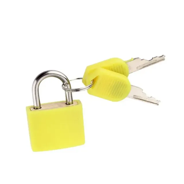 Color lock for locker, trunk or backpack with 2 keys