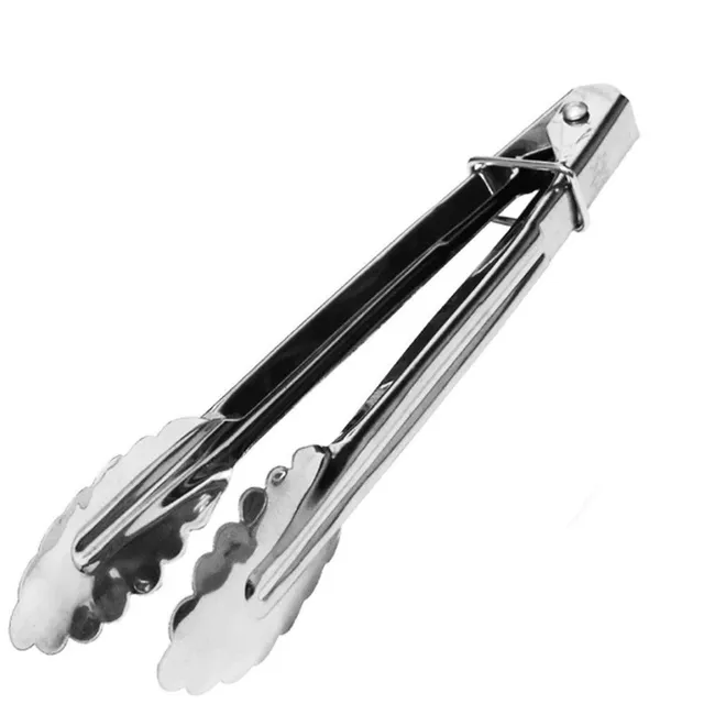 Stainless steel serving pliers