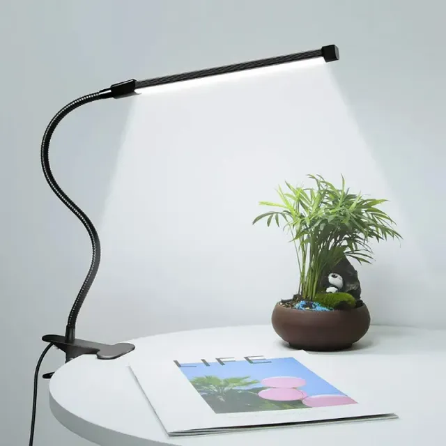 Stolný klip s LED lampou na ochranu očí