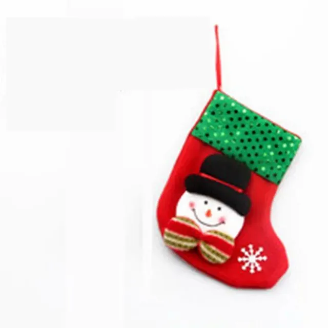 1 pc świąteczne zapasy z drukiem Snowman, Santa Claus, Elka