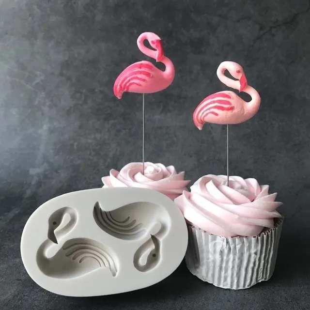 Silicone form flamingo