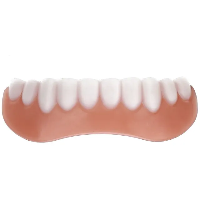 Silicone dental prosthesis lower floor