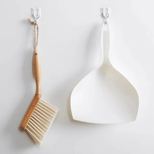 Broom and shovel