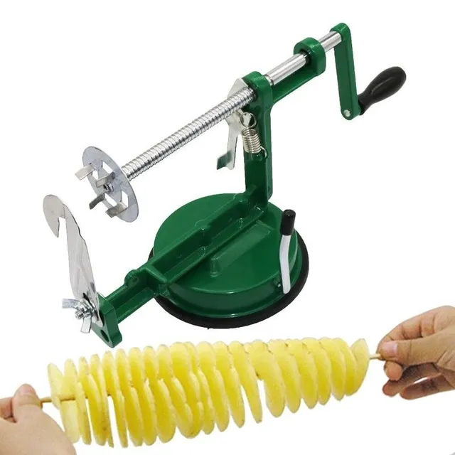 Spiral potato cutter