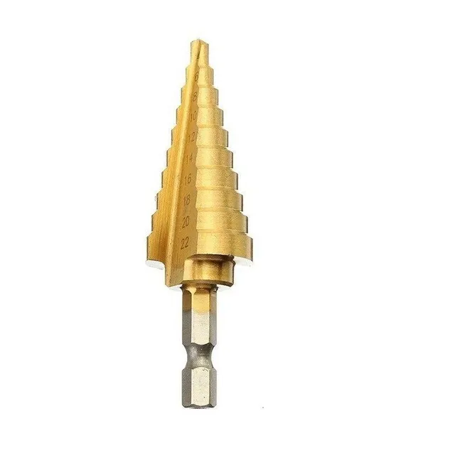 Scale conical drill HSS 4-22 mm