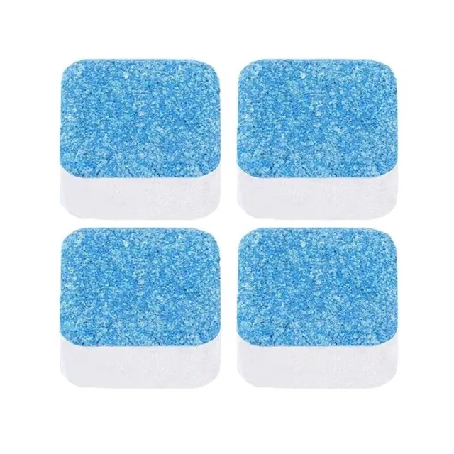 Sparkling cleaning tablets for a washing machine against odor and deposits 4 pcs