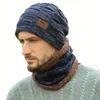 Navy Blue Beanie And Scarf