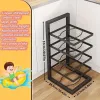 Five-layer Black Pot Rack Flagship (extra Thick And Externally Stable)