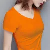 v-neck-orange